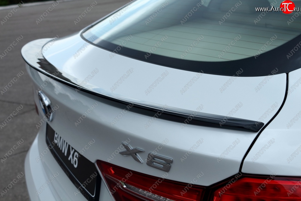 11 199 р. Лип спойлер BS  BMW X6  F16 (2014-2020) (Неокрашенный)  с доставкой в г. Кемерово