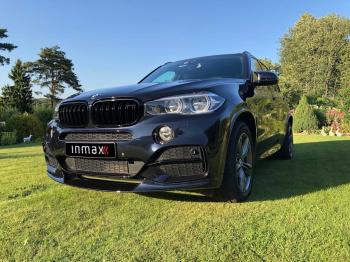 21 999 р. Сплиттер переднего бампера M-Performance BMW X6 F16 (2014-2020) (цвет: черный глянец)  с доставкой в г. Кемерово. Увеличить фотографию 6