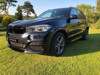 21 999 р. Сплиттер переднего бампера M-Performance BMW X6 F16 (2014-2020) (цвет: черный глянец)  с доставкой в г. Кемерово. Увеличить фотографию 7