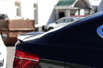 9 499 р. Лип спойлер M-Performance  BMW X6  F16 (2014-2020) (цвет: черный глянец)  с доставкой в г. Кемерово. Увеличить фотографию 2