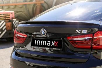 9 499 р. Лип спойлер M-Performance  BMW X6  F16 (2014-2020) (цвет: черный глянец)  с доставкой в г. Кемерово. Увеличить фотографию 4