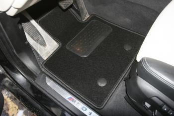9 549 р. Текстильные коврики салона Klever Premium BMW X6 F16 (2014-2020) (черные)  с доставкой в г. Кемерово. Увеличить фотографию 2