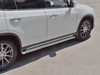 19 999 р. Защита порогов из круглой трубы d63 мм SLITKOFF v1 Brilliance V5 (2012-2018)  с доставкой в г. Кемерово. Увеличить фотографию 3