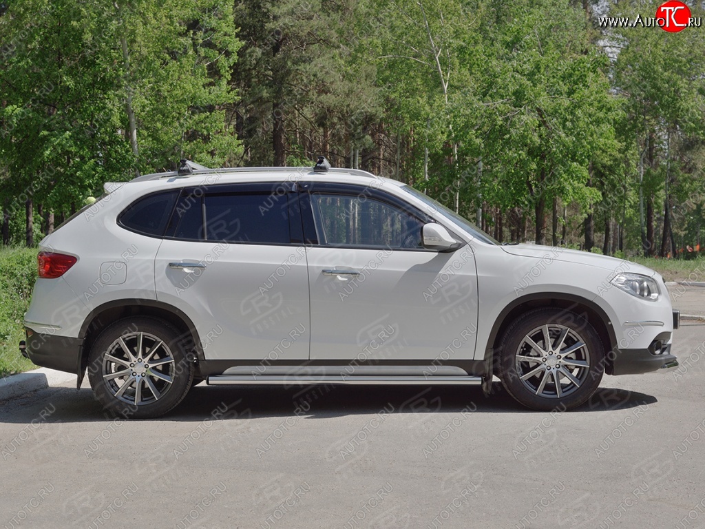 18 799 р. Защита порогов из круглой трубы d63 мм SLITKOFF v2 Brilliance V5 (2012-2018)  с доставкой в г. Кемерово