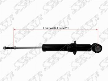 2 299 р. Амортизатор задний SAT (LH=RH) Toyota Premio T240 дорестайлинг (2001-2004)  с доставкой в г. Кемерово. Увеличить фотографию 1