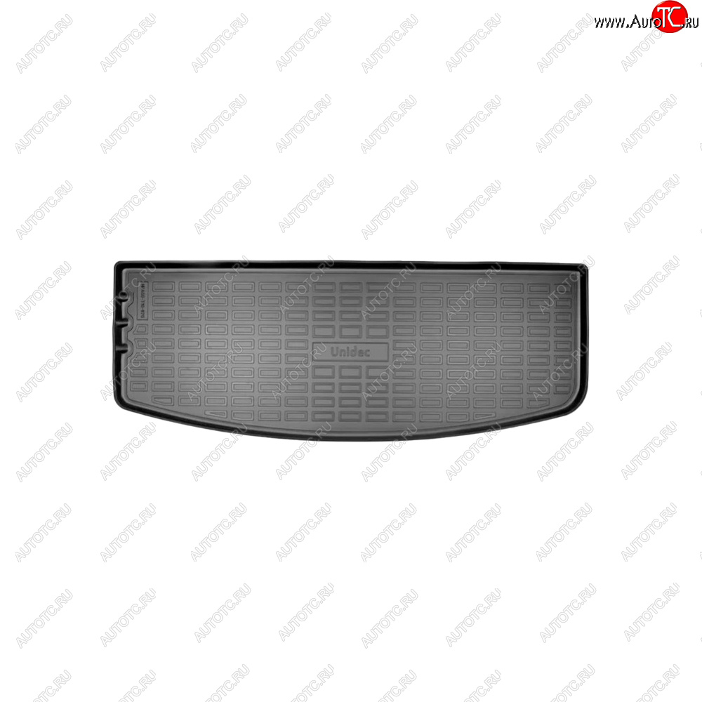 1 269 р. Коврик багажника Norplast Unidec (разложенный 3-й ряд)  Cadillac XT6  C1TL (2019-2025) (Цвет: черный)  с доставкой в г. Кемерово