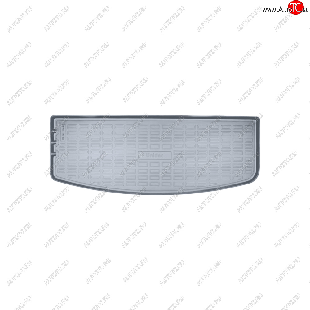 1 399 р. Коврик багажника Norplast Unidec (разложенный 3-й ряд)  Cadillac XT6  C1TL (2019-2025) (Цвет: серый)  с доставкой в г. Кемерово