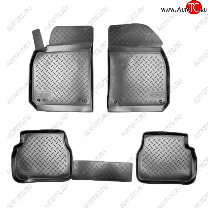 3 189 р. Коврики салонные для Cadillac BLS (2006-2009) Cadillac Bls седан (2006-2011) (Черные)  с доставкой в г. Кемерово