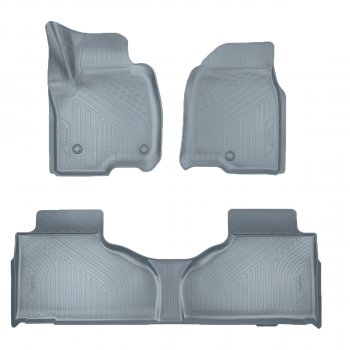 4 099 р. Коврики салона Norplast Unidec  Cadillac Escalade  GMT 1XX (2020-2022)   (серые)  с доставкой в г. Кемерово. Увеличить фотографию 1