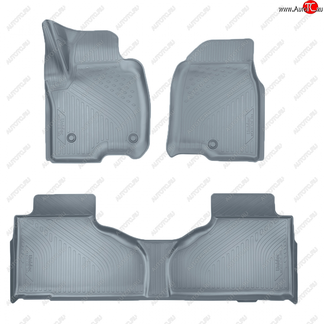 4 099 р. Коврики салона Norplast Unidec  Cadillac Escalade  GMT 1XX (2020-2022)   (серые)  с доставкой в г. Кемерово