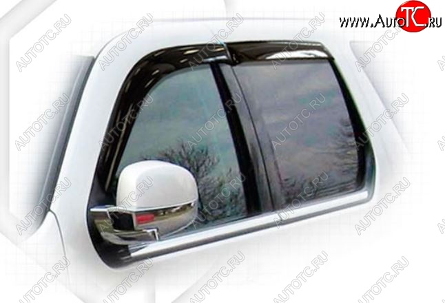 2 059 р. Дефлектора окон CA-Plastiс Cadillac Escalade GMT926 джип 5 дв. короткая база (2006-2014) (Classic полупрозрачный, Без хром.молдинга)  с доставкой в г. Кемерово