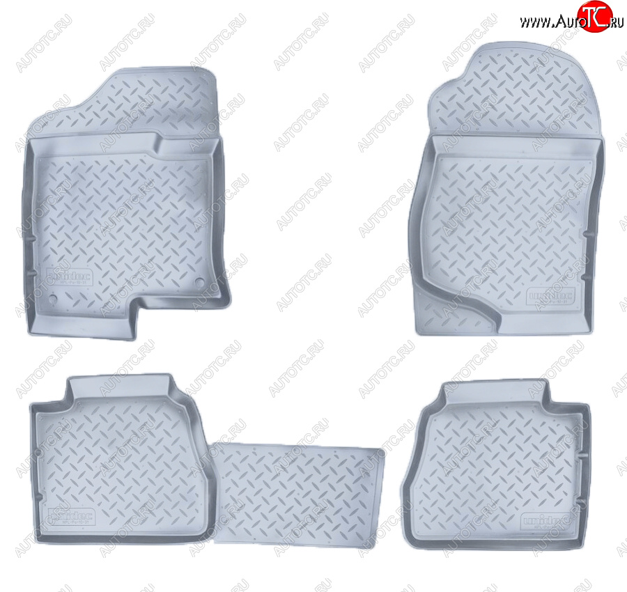 3 799 р. Коврики салона Norplast Unidec  Cadillac Escalade  GMT926 джип 5 дв. (2006-2014), Chevrolet Tahoe  GMT900 (2006-2013) (Цвет: серый)  с доставкой в г. Кемерово