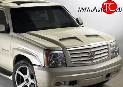 37 849 р. Пластиковый капот Custom Cadillac Escalade GMT820 джип 5 дв. короткая база (2001-2006) (Неокрашенный)  с доставкой в г. Кемерово