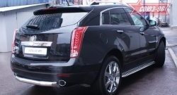 15 839 р. Защита заднего бампера Souz-96 (d76) Cadillac SRX дорестайлинг (2010-2012)  с доставкой в г. Кемерово. Увеличить фотографию 2