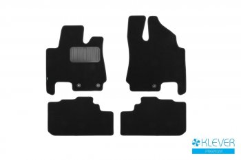 Текстильные коврики салона Klever Premium (АКПП) Cadillac SRX дорестайлинг (2010-2012) (Цвет: черный)