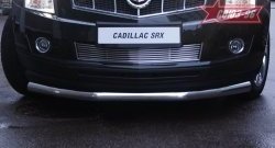 16 829 р. Защита переднего бампера одинарная Souz-96 (d76) Cadillac SRX дорестайлинг (2010-2012)  с доставкой в г. Кемерово. Увеличить фотографию 2