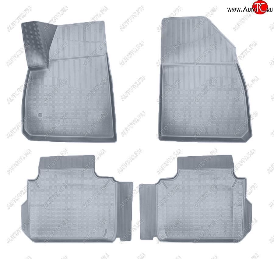 4 069 р. Коврики салона Norplast Unidec  Cadillac XT5 (2016-2020) дорестайлинг (Цвет: серый)  с доставкой в г. Кемерово