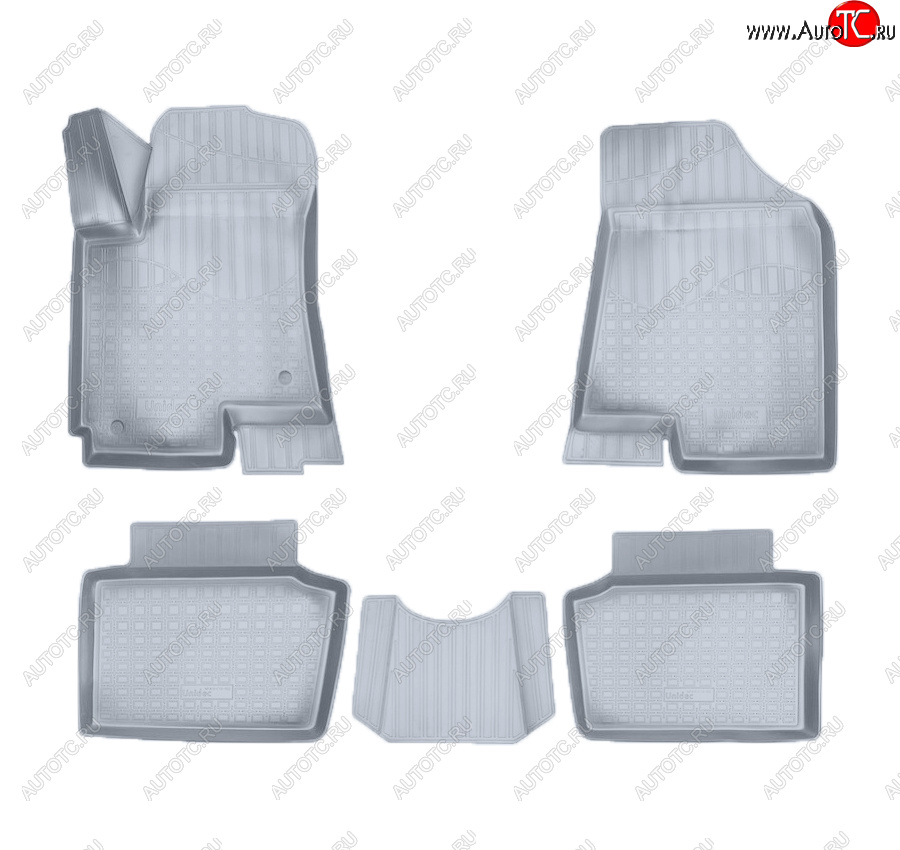 2 759 р. Коврики салона Norplast Unidec  Changan CS35 (2012-2021) (Цвет: серый)  с доставкой в г. Кемерово