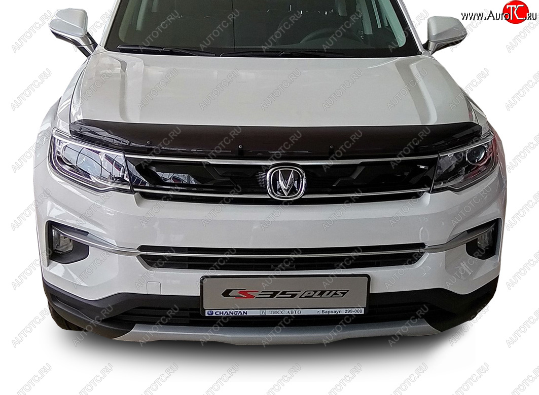 3 299 р. Дефлектор капота SIM Changan CS35 Plus дорестайлинг (2018-2022) с доставкой в г. Кемерово Увеличить фотографию 1 3 299 р. Дефлектор капота SIM Changan CS35 Plus дорестайлинг (2018-2022) с доставкой в г. Кемерово