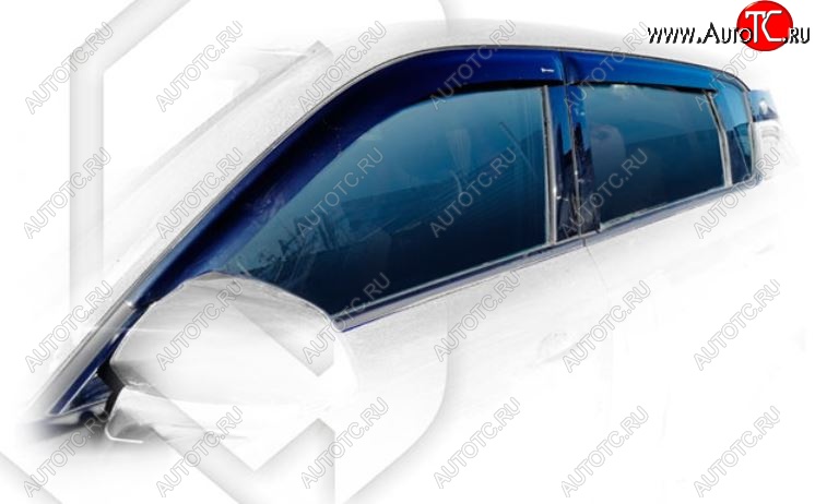 2 059 р. Дефлектора окон CA-Plastic Changan CS35 Plus дорестайлинг (2018-2022) (Classic полупрозрачный, Без хром.молдинга)  с доставкой в г. Кемерово