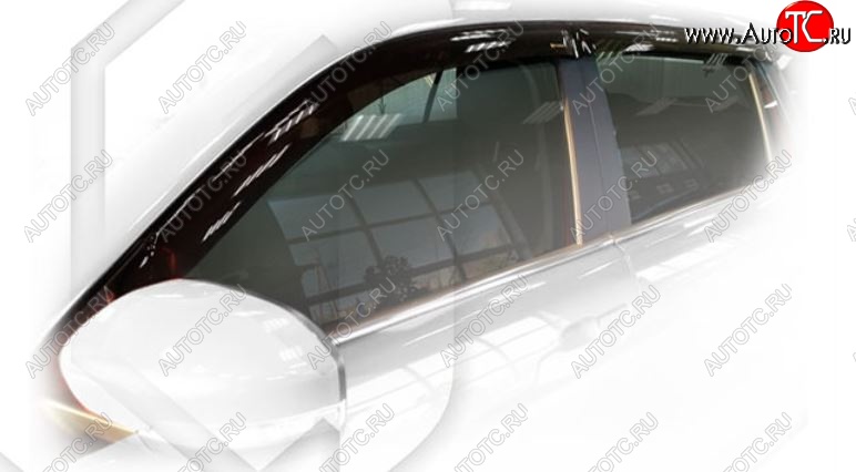 1 989 р. Дефлектора окон CA-Plastic Changan CS75 дорестайлинг (2013-2017) (Classic полупрозрачный, Без хром.молдинга)  с доставкой в г. Кемерово
