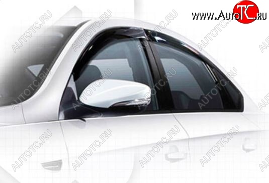 2 079 р. Дефлектора окон CA-Plastiс  Changan Eado (2011-2018) седан (Classic полупрозрачный, Без хром.молдинга)  с доставкой в г. Кемерово