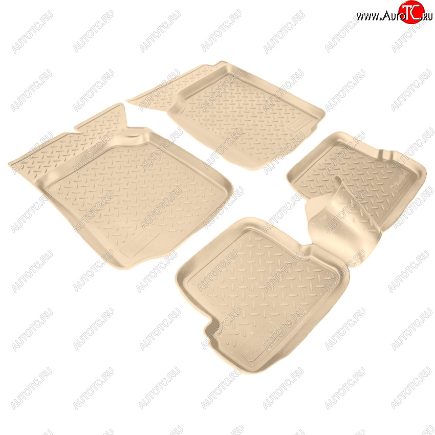 2 789 р. Коврики салона Norplast Unidec  Chery Amulet (Corda)  A15 (2003-2010), Vortex Corda (2010-2013) (Цвет: бежевый)  с доставкой в г. Кемерово