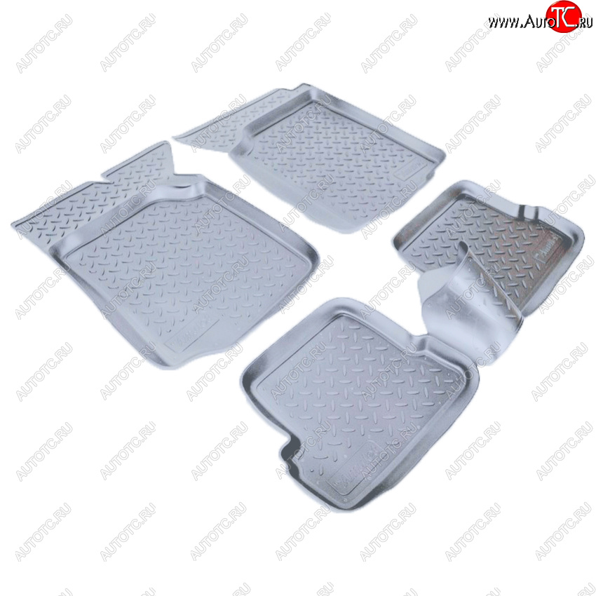 2 789 р. Коврики салона Norplast Unidec  Chery Amulet (Corda)  A15 (2003-2010), Vortex Corda (2010-2013) (Цвет: серый)  с доставкой в г. Кемерово