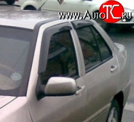 999 р. Комплект дефлекторов окон (ветровиков) 4 шт. Russtal Chery Amulet (Corda) A15 лифтбэк (2003-2010)  с доставкой в г. Кемерово