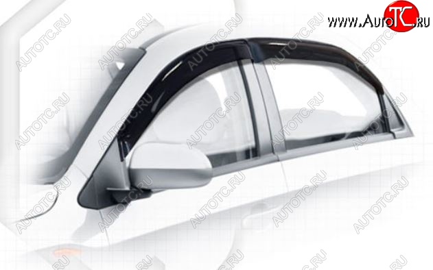 1 999 р. Дефлектора окон CA-Plastiс Chery Bonus (A13) лифтбэк (2011-2016) (Classic полупрозрачный)  с доставкой в г. Кемерово