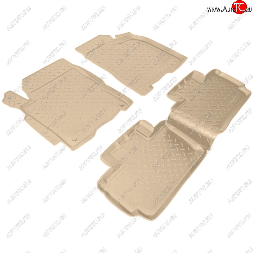 2 789 р. Коврики салона Norplast Unidec  Chery Bonus  (A13) - Very (Цвет: бежевый)  с доставкой в г. Кемерово