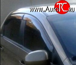 999 р. Комплект дефлекторов окон (ветровиков) 4 шт. (седан) Russtal Chery Bonus (A13) лифтбэк (2011-2016)  с доставкой в г. Кемерово