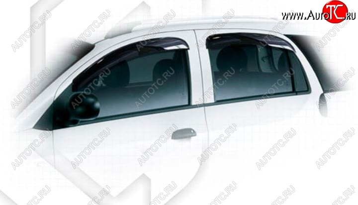 1 999 р. Дефлектора окон CA-Plastiс Chery Indis S18 (2011-2016) (Classic полупрозрачный)  с доставкой в г. Кемерово