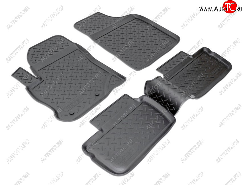 2 689 р. Комплект салонных ковриков Norplast Unidec Chery Indis S18 (2011-2016) (Цвет: черный)  с доставкой в г. Кемерово