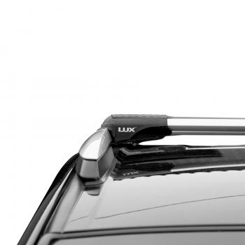 9 649 р. Багажник в сборе LUX Хантер L42-R Лада Калина 1117 универсал (2004-2013) (аэро-трэвэл (80-90 см), черный)  с доставкой в г. Кемерово. Увеличить фотографию 5