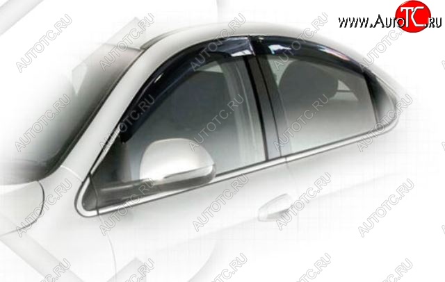 1 999 р. Дефлектора окон CA-Plastiс Chery M11 A3 хэтчбэк (2008-2017) (Classic полупрозрачный, Без хром.молдинга)  с доставкой в г. Кемерово