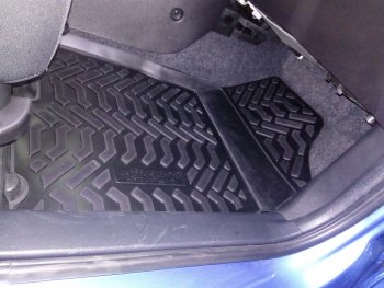 1 539 р. Коврики салона Aileron (3D с подпятником)  Chery Tiggo 2 (2017-2025)  с доставкой в г. Кемерово. Увеличить фотографию 3