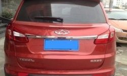 3 699 р. Накладка на крышку багажника СТ Chery Tiggo 5 (T21) дорестайлинг (2014-2017)  с доставкой в г. Кемерово. Увеличить фотографию 4
