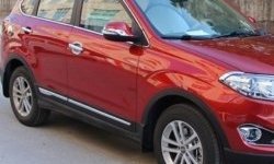 3 049 р. Накладки на зеркала СТ Chery Tiggo 5 (T21) дорестайлинг (2014-2017) (Неокрашенные)  с доставкой в г. Кемерово. Увеличить фотографию 3