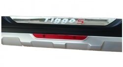 8 999 р. Накладка на задний бампер CT Chery Tiggo 5 (T21) дорестайлинг (2014-2017) (Неокрашенная)  с доставкой в г. Кемерово. Увеличить фотографию 2