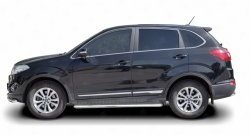 13 399 р. Широкая защита порогов Russtal Chery Tiggo 5 (T21) дорестайлинг (2014-2017) (Защита порогов с со скосами на торцах (вариант 1))  с доставкой в г. Кемерово. Увеличить фотографию 3