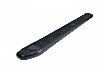 17 399 р. Пороги алюминиевые Slitkoff  Chery Tiggo 5  (T21) (2014-2017) дорестайлинг (Prestige Black)  с доставкой в г. Кемерово. Увеличить фотографию 2