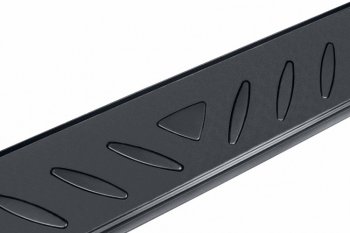 17 399 р. Пороги алюминиевые Slitkoff  Chery Tiggo 7 PRO (2019-2025) (Elite Black)  с доставкой в г. Кемерово. Увеличить фотографию 3