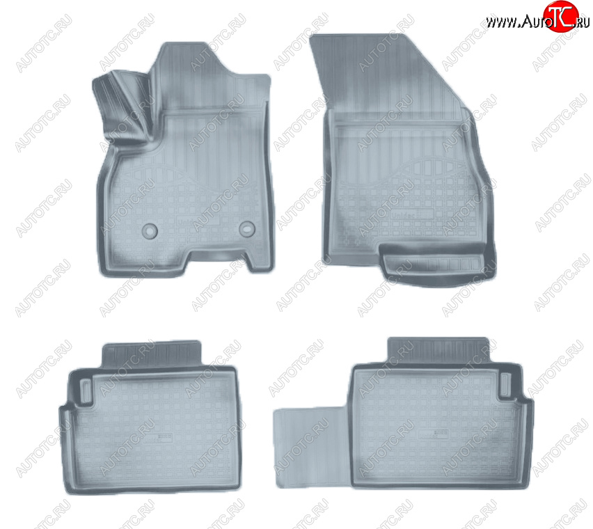 2 899 р. Коврики салона Norplast (Luxury и Elite)  Chery Tiggo 7 PRO (2019-2025) (Цвет: серый)  с доставкой в г. Кемерово