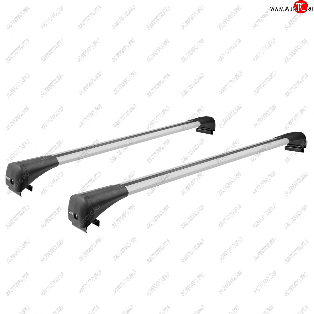 17 089 р. Багажник в сборе на низкие рейлинги LUX BRIDGE  Chery Tiggo 7 PRO - Tiggo 8 PRO (серебро)  с доставкой в г. Кемерово