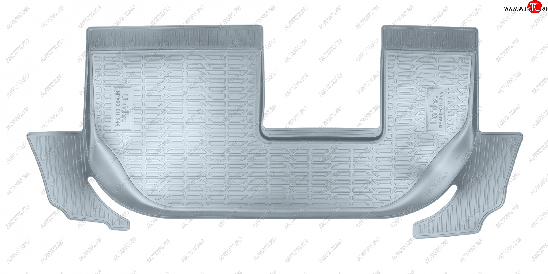 1 229 р. Коврики салона Norplast Unidec (3 ряд)  Chery Tiggo 8 ( (T18),  1 T18) (2018-2023) дорестайлинг, рестайлинг (серый)  с доставкой в г. Кемерово