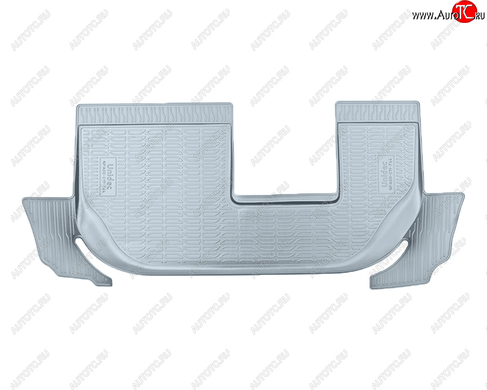1 229 р. Коврики салона Norplast Unidec (3 ряд)  Chery Tiggo 8 PRO (2021-2025) (серый)  с доставкой в г. Кемерово
