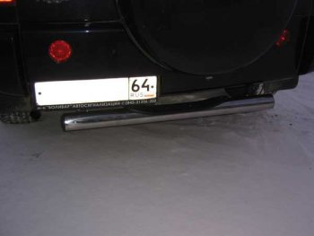 Защита заднего бампера Slitkoff (Ø 76 мм) Chery Tiggo T11 (2005-2013) дорестайлинг