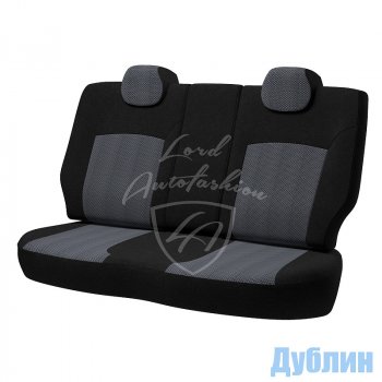 5 399 р. Чехлы для сидений Lord Autofashion Дублин (жаккард)  Chery Tiggo T11 (2013-2016) рестайлинг (Черный, вставка Ёж Белый)  с доставкой в г. Кемерово. Увеличить фотографию 2