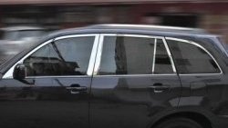 13 299 р. Накладки на стойки дверей СТ Chery Tiggo T11 дорестайлинг (2005-2013) (Неокрашенные)  с доставкой в г. Кемерово. Увеличить фотографию 2